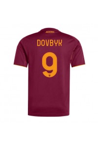 AS Roma Artem Dovbyk #9 Jalkapallovaatteet Kotipaita 2025-26 Lyhythihainen